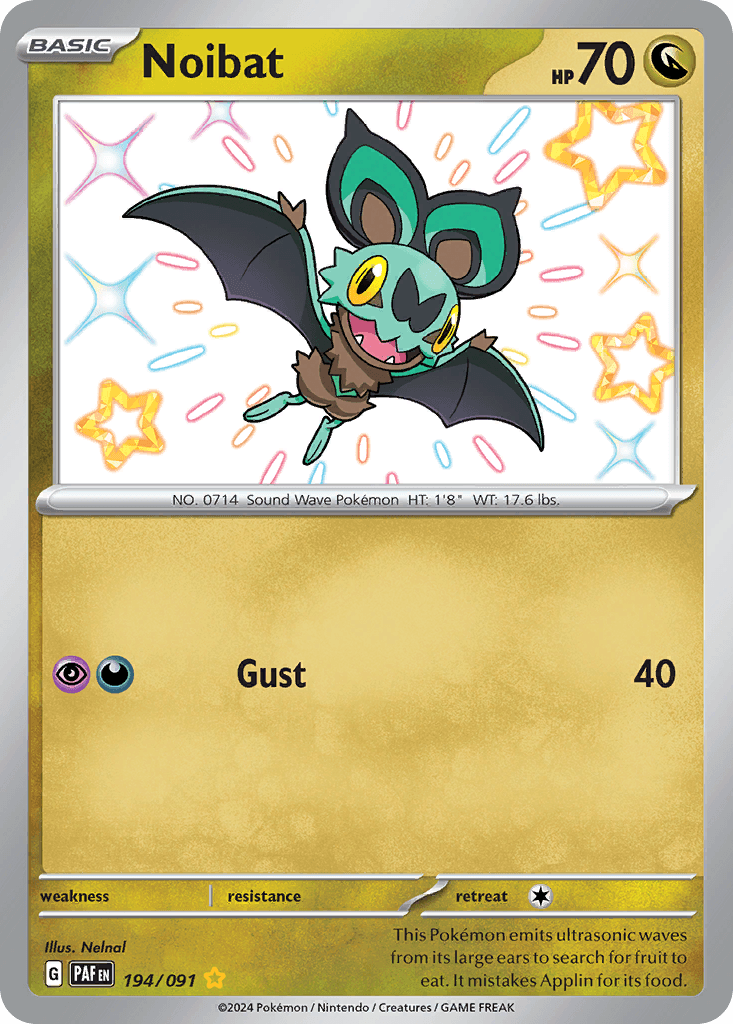 Noibat, Paldean Fates 194