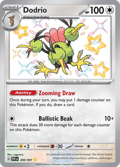 Dodrio, Paldean Fates 200
