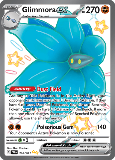 Glimmora ex, Paldean Fates 218