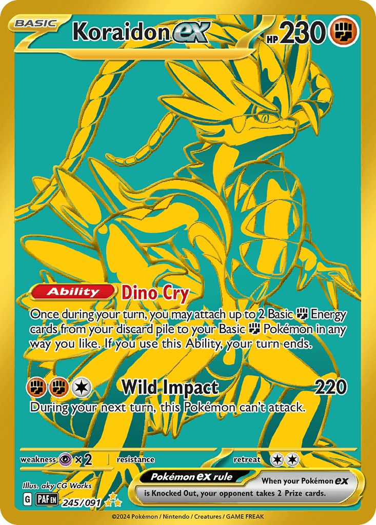 Koraidon ex, Paldean Fates 245