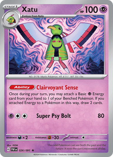Xatu, Paldean Fates 26