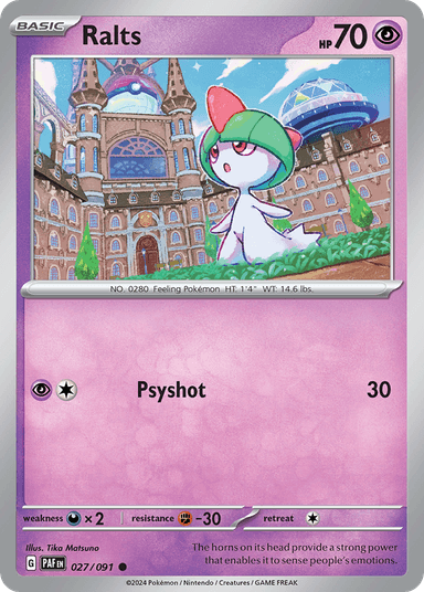 Ralts, Paldean Fates 27
