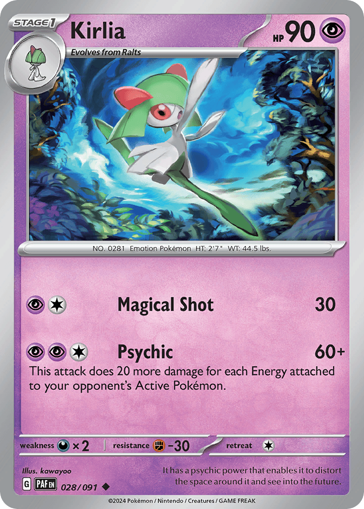 Kirlia, Paldean Fates 28