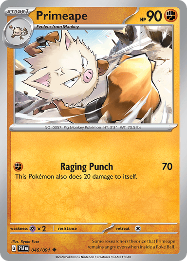 Primeape, Paldean Fates 46