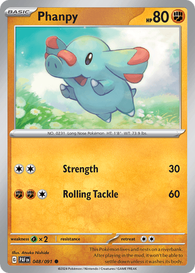 Phanpy, Paldean Fates 48
