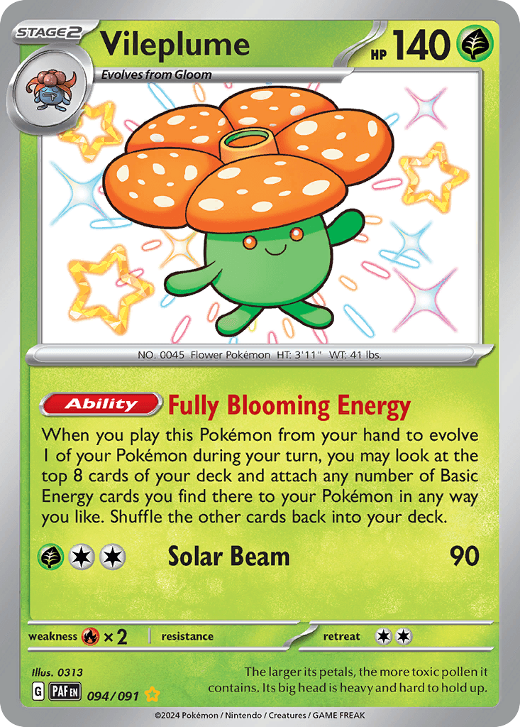 Vileplume, Paldean Fates 94
