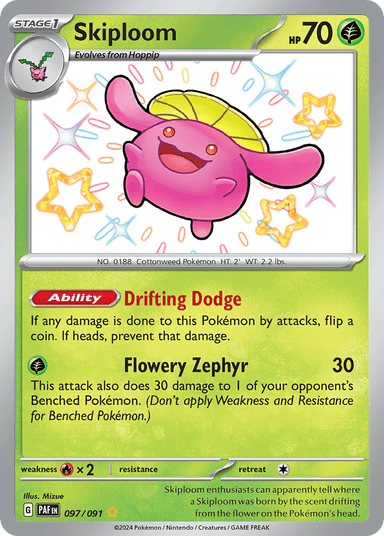 Skiploom, Paldean Fates 97