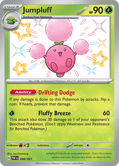 Jumpluff, Paldean Fates 98