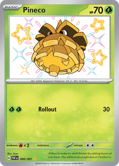 Pineco, Paldean Fates 99