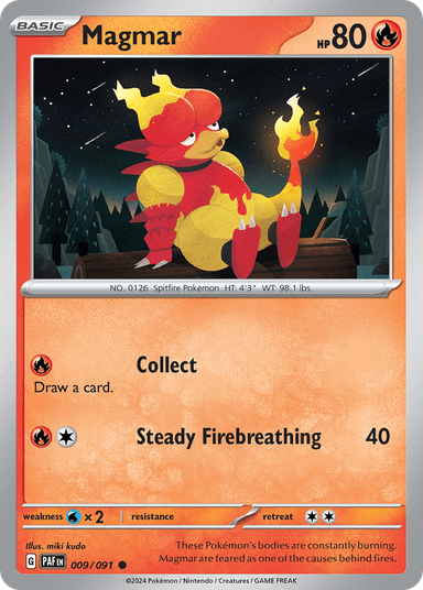 Magmar, Paldean Fates 9