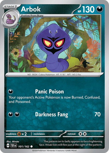Arbok, Temporal Forces 101