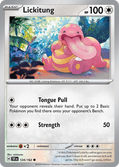 Lickitung, Temporal Forces 124