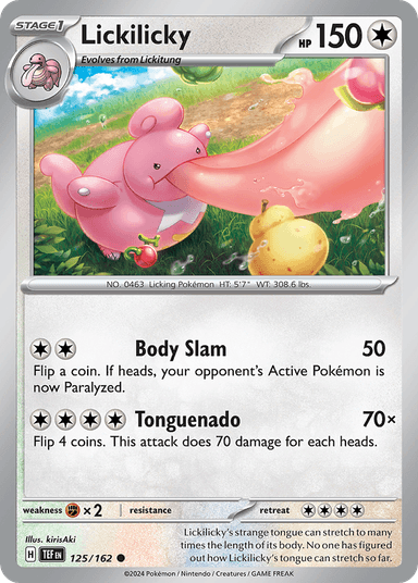 Lickilicky, Temporal Forces 125