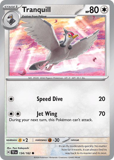 Tranquill, Temporal Forces 134