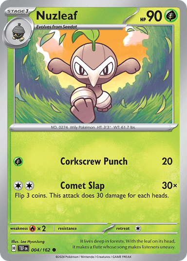 Nuzleaf, Temporal Forces 4