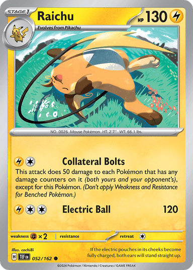 Raichu, Temporal Forces 52