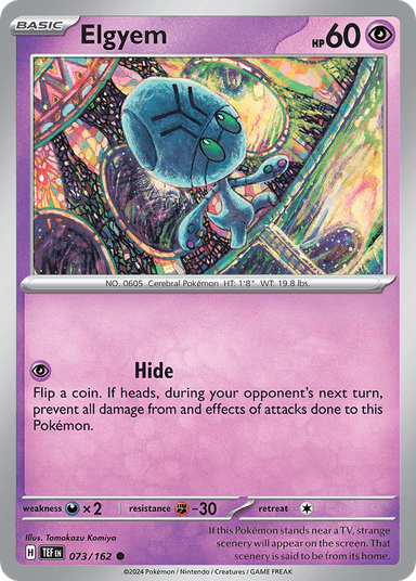 Elgyem, Temporal Forces 73