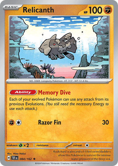 Relicanth, Temporal Forces 84