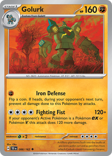 Golurk, Temporal Forces 88