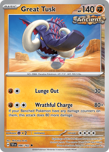 Great Tusk, Temporal Forces 96