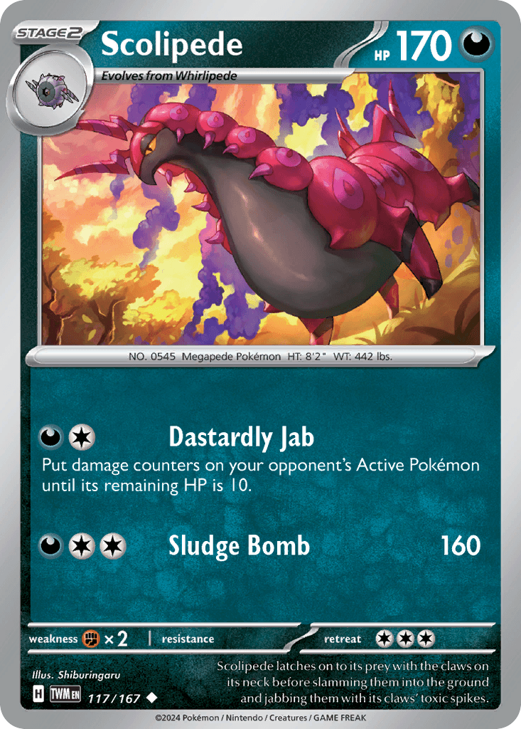 Scolipede, Twilight Masquerade 117