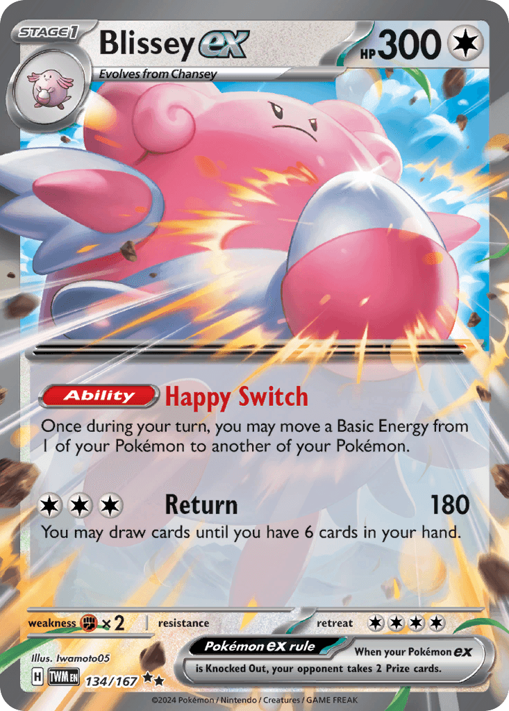Blissey ex, Twilight Masquerade 134