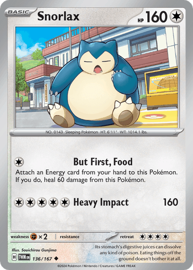 Snorlax, Twilight Masquerade 136