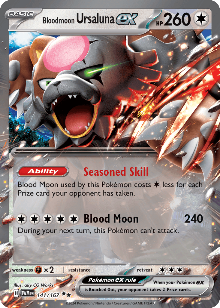 Bloodmoon Ursaluna ex, Twilight Masquerade 141