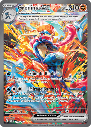 Greninja ex, Twilight Masquerade 214