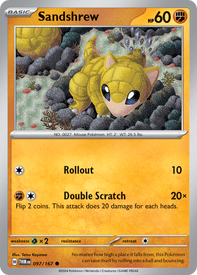 Sandshrew, Twilight Masquerade 97
