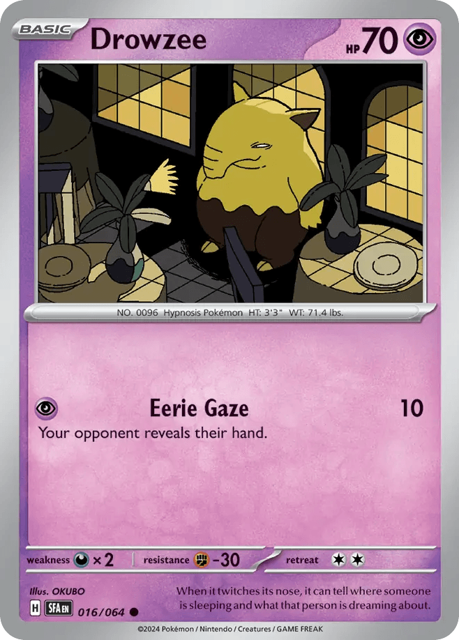 Drowzee, Shrouded Fable 16