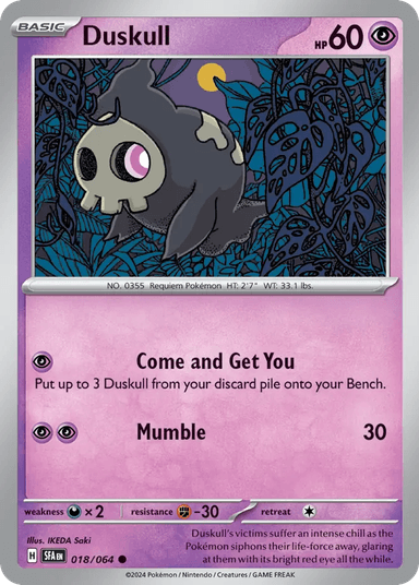 Duskull, Shrouded Fable 18