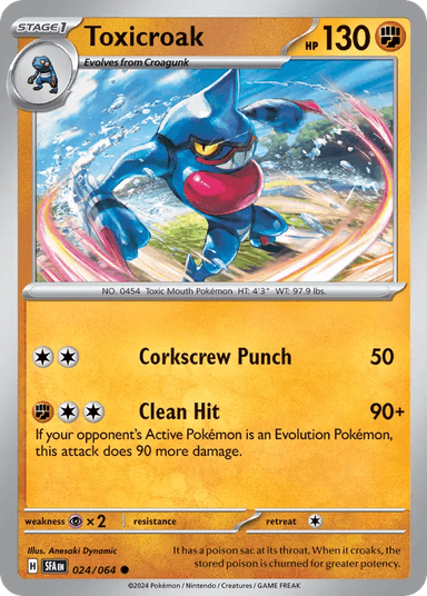 Toxicroak, Shrouded Fable 24