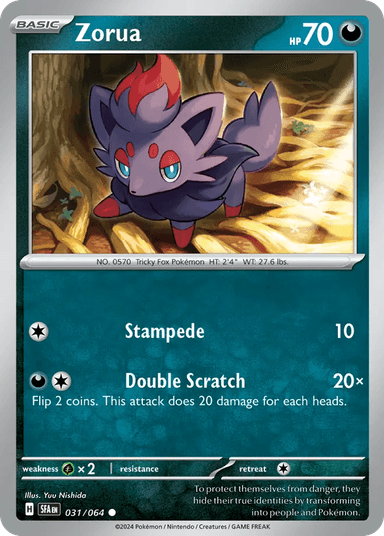 Zorua, Shrouded Fable 31
