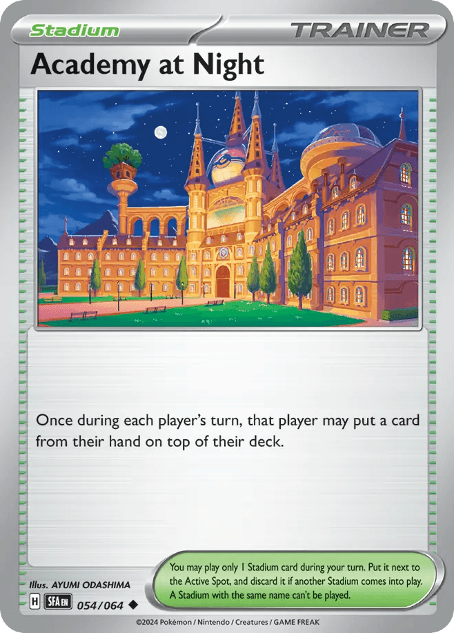 Academy at Night, Shrouded Fable 54