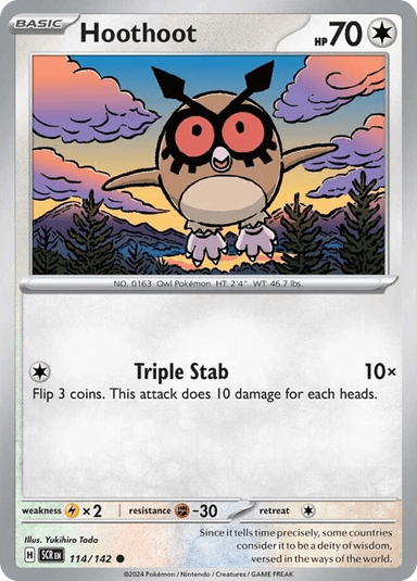Hoothoot, Stellar Crown 114