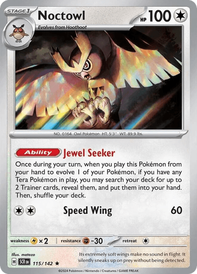 Noctowl, Stellar Crown 115