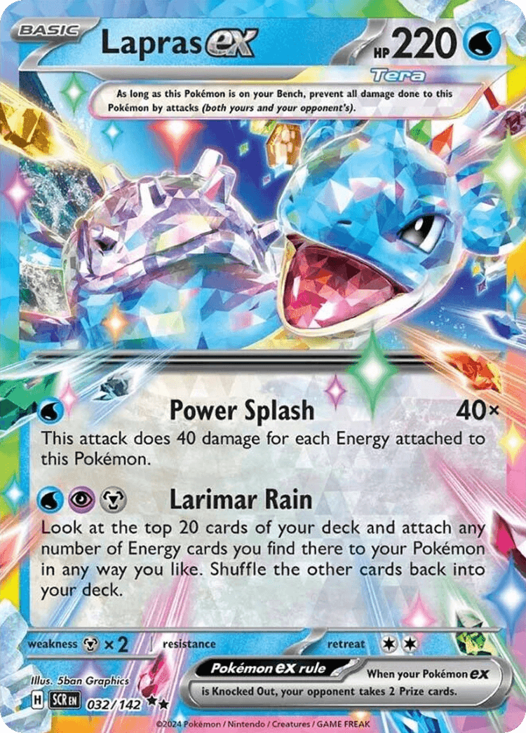 Lapras ex, Stellar Crown 32
