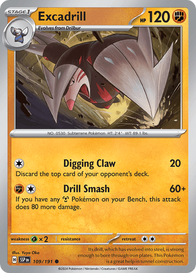 Excadrill, Surging Sparks 109