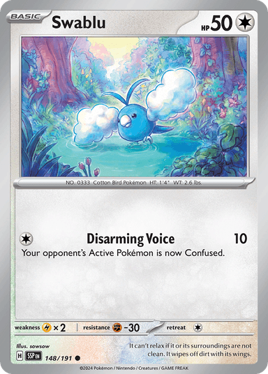 Swablu, Surging Sparks 148