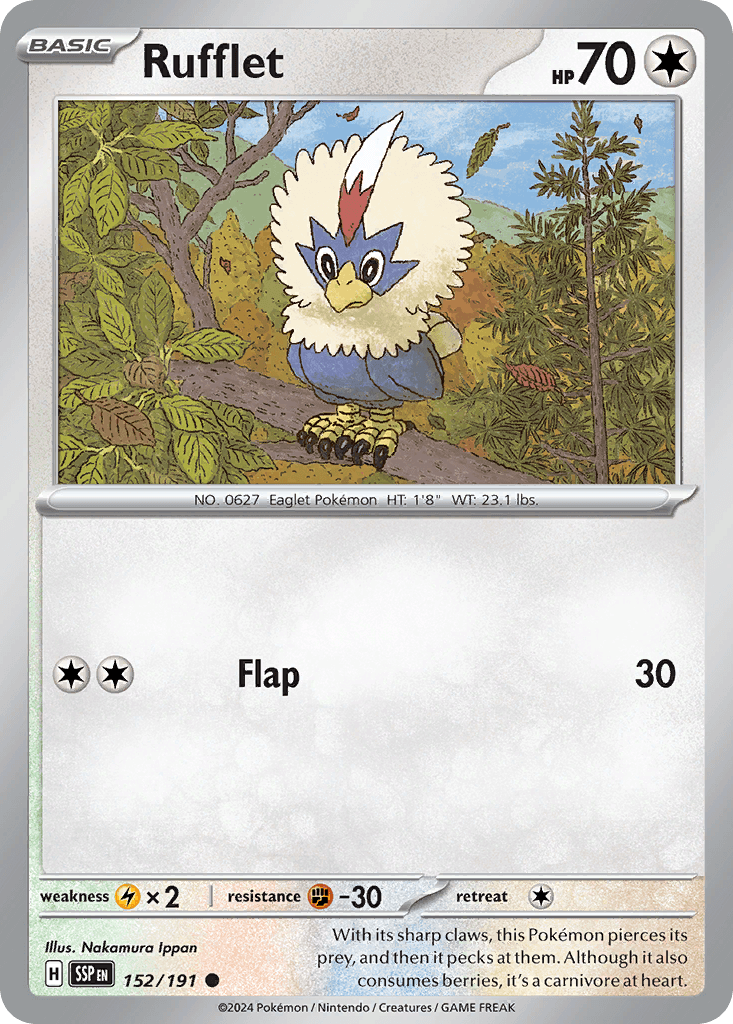 Rufflet, Surging Sparks 152