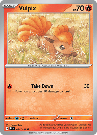 Vulpix, Surging Sparks 16