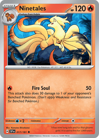 Ninetales, Surging Sparks 17