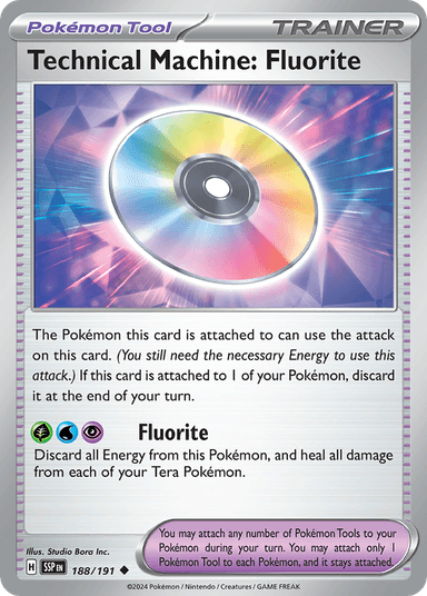 Technical Machine: Fluorite, Surging Sparks 188