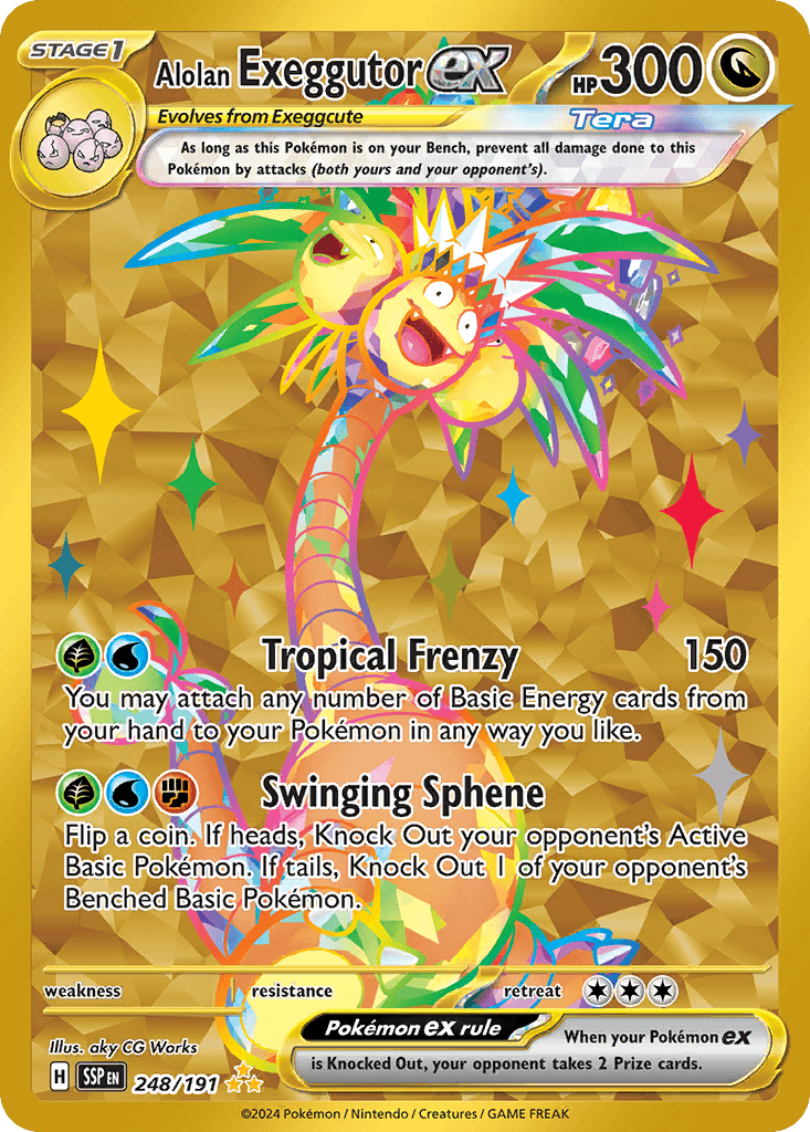 Alolan Exeggutor ex, Surging Sparks 248
