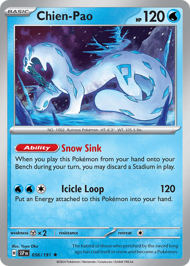 Chien-Pao, Surging Sparks 56