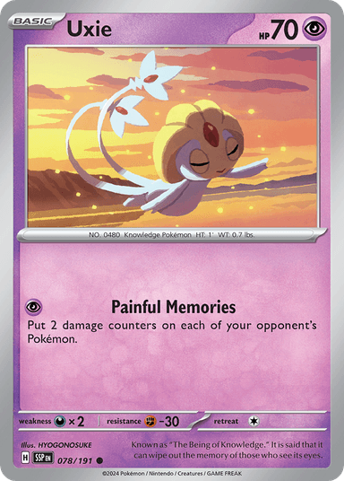 Uxie, Surging Sparks 78
