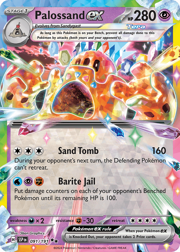 Palossand ex, Surging Sparks 91