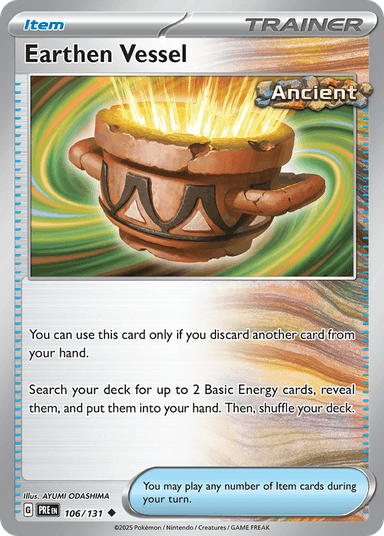 Earthen Vessel, Prismatic Evolutions 106