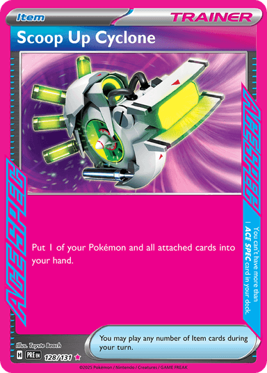 Scoop Up Cyclone, Prismatic Evolutions 128
